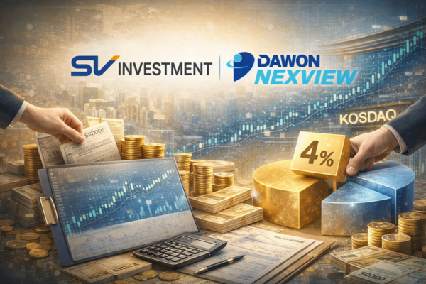 SV인베스트, 다원넥스뷰 180억 엑시트 마무리 - 뉴스 썸네일 이미지