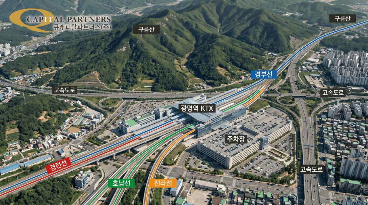 큐캐피탈, KTX 광명역 B주차장 품었다 - 뉴스 썸네일 이미지