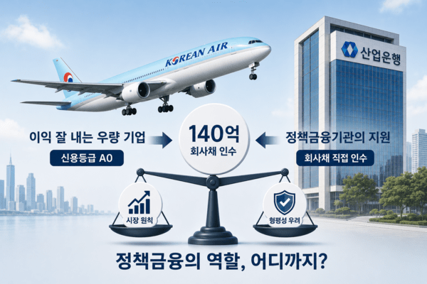 대한항공, 이익 잘 내는데...산은 회사채 '의리 매입' - 뉴스 썸네일 이미지