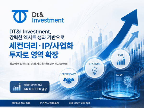 디티앤인베, 회수 성과 '착착'...세컨더리·IP로 보폭 확대 - 뉴스 썸네일 이미지