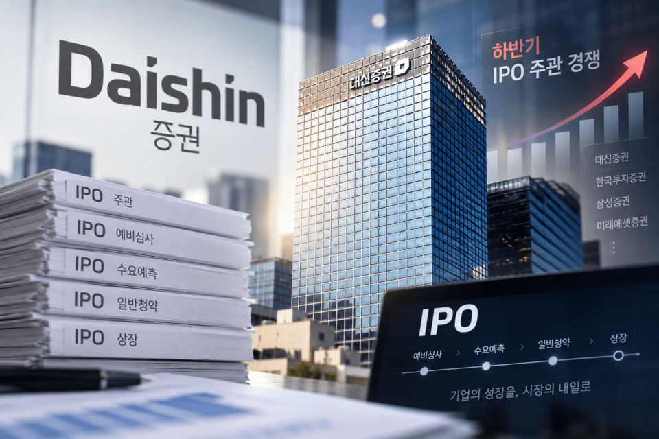 대신증권, 하반기 예심승인 8곳 '최다'...IPO 주관 성과 가시화 - 뉴스 썸네일 이미지