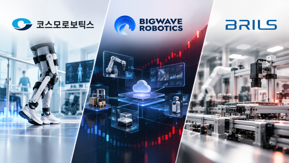 코스모 하한가·빅웨이브 상한가...엇갈린 로봇 새내기주 - 뉴스 썸네일 이미지