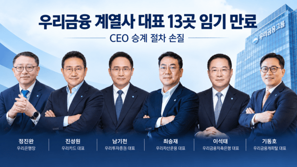 우리금융 계열사 대표 13곳 임기 만료...'연장 인사' 끝나나 - 뉴스 썸네일 이미지
